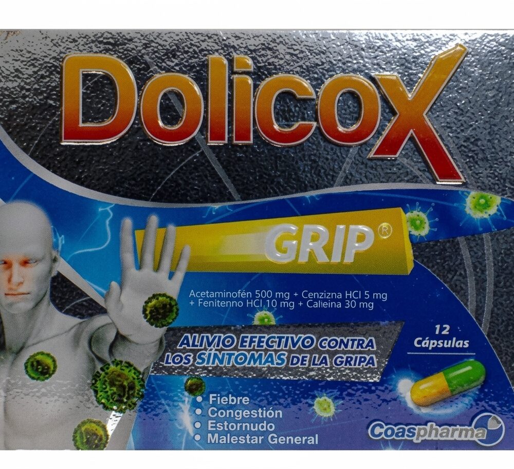 ACETAMINOFEN + CAFEINA DOLOFEN GRIPA CAP CJ X60 BLISX4 (PROCAPS-COLME) + CERITIZINA TAB CJX100 BLIS X6 DOLICOX GRIPA (COASPHARMA)