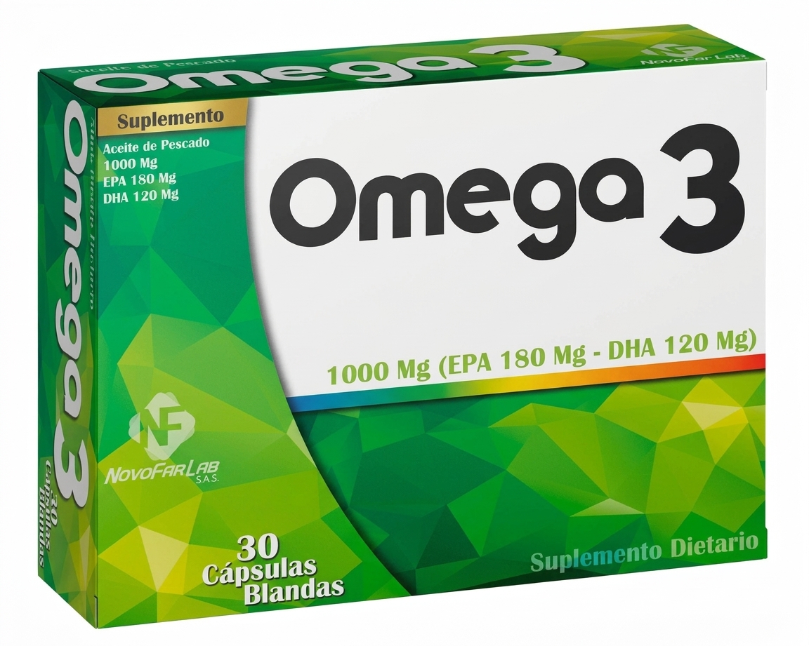 OMEGA 3 1000MG EPA 180MG-DHA 120MG CAP CJX30 BLISTX10(NOVOFARLAB)