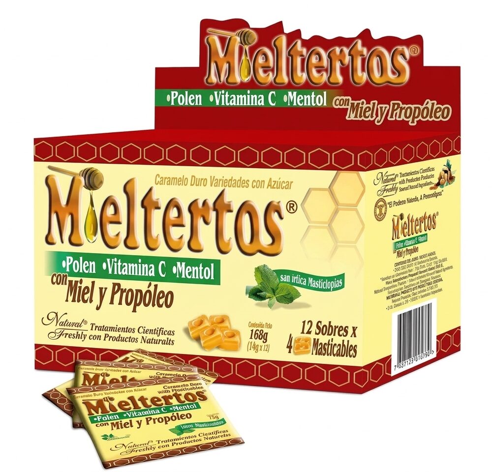 POLEN+VITAMINA A Y C+ MENTON MIELTERTOS TAB MAST SOBX4 CJX12 (NATURAL FRESHLY)