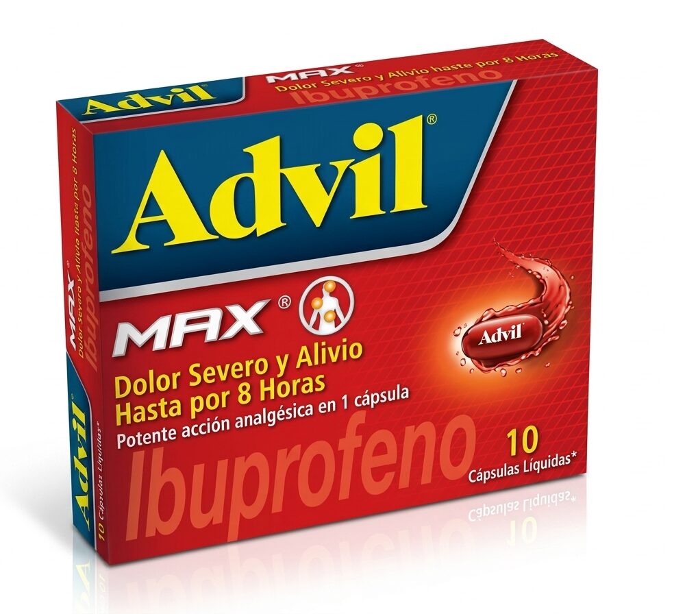 IBUPROFENO (ADVIL MAX) CAP CJ X72 BLIS X4 (PROCAPS-COLMED)