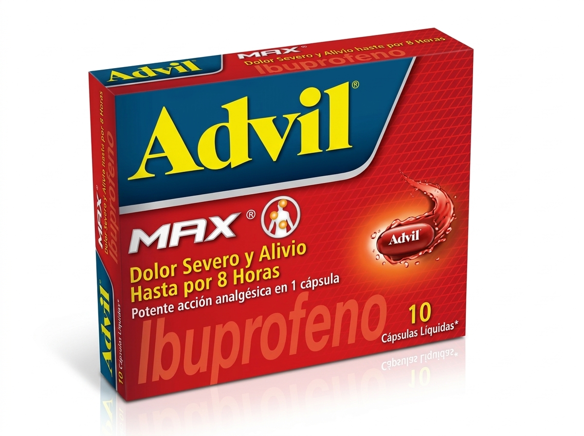 IBUPROFENO (ADVIL MAX) CAP CJ X72 BLIS X4 (PROCAPS-COLMED)