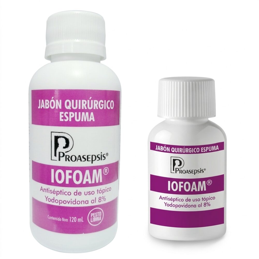 YODOPOVIDONA ESPUMA/ JABON F X 120ML Y 60ML 8% IOFOAM(PROASEPSIS)